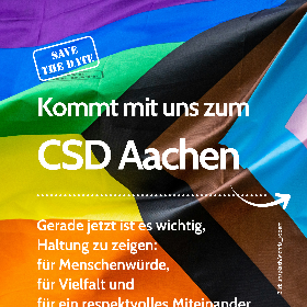 Komm mit uns zum CSD Aachen 2026