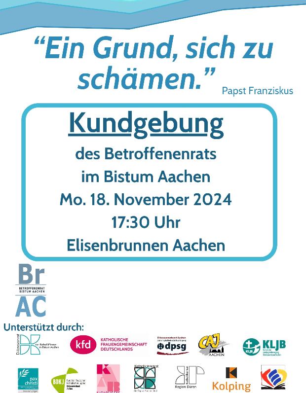 Betroffenenrat Kundgebung Plakat