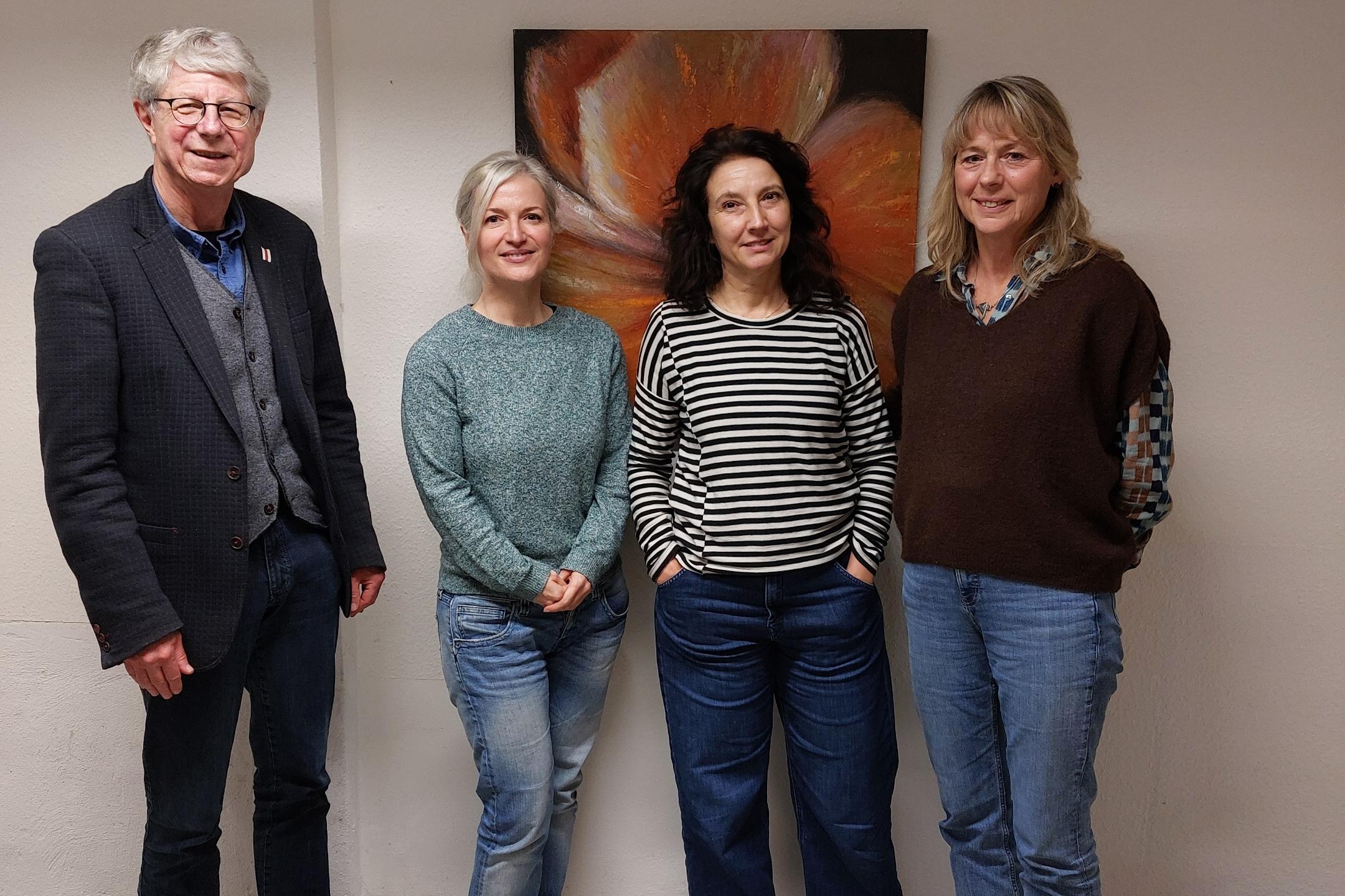 (v.l.n.r.): Andreas Wittrahm, Janina Schulz, Marie-Theres Jung & Liz Gilhaus