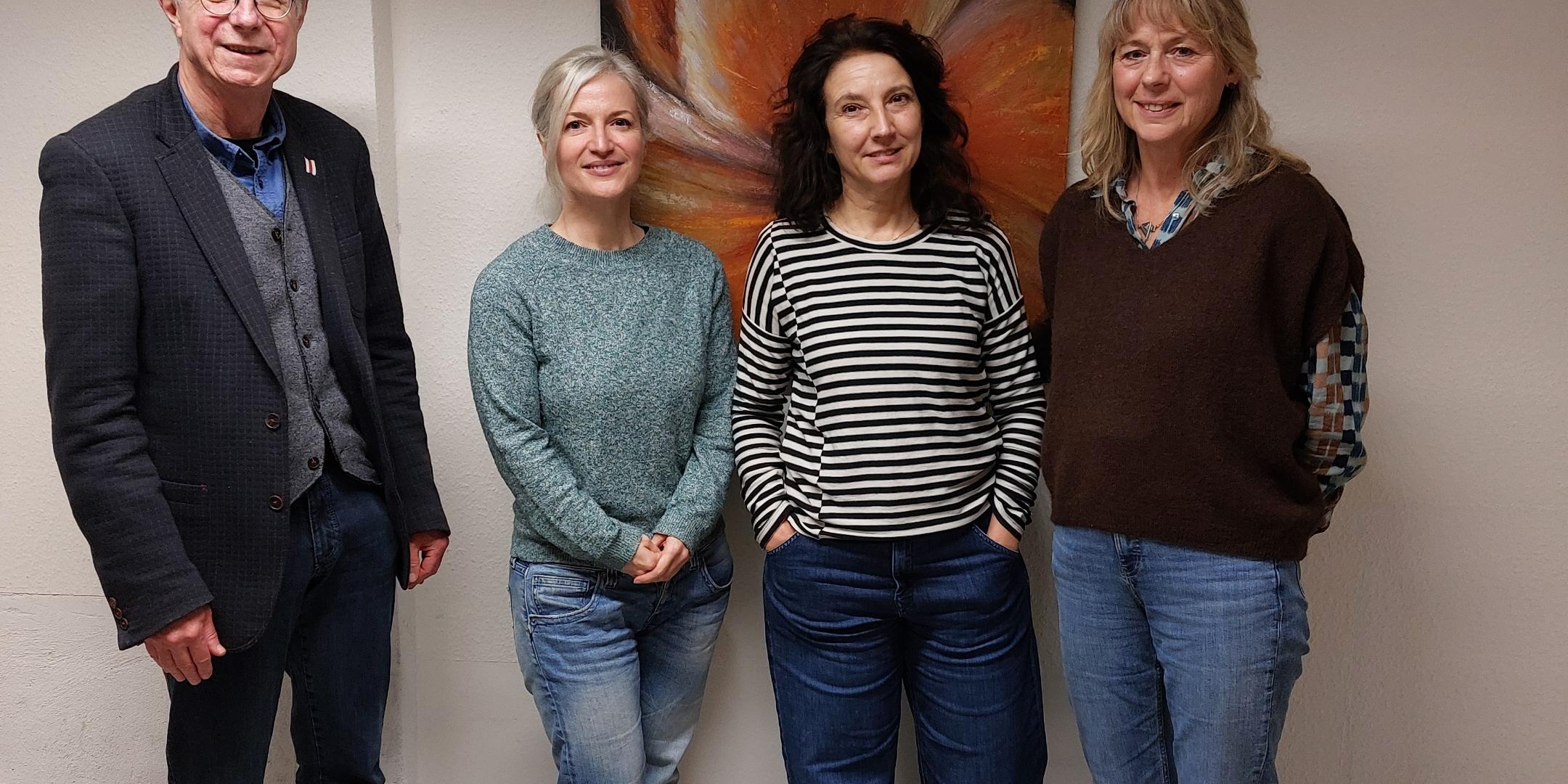 (v.l.n.r.): Andreas Wittrahm, Janina Schulz, Marie-Theres Jung & Liz Gilhaus