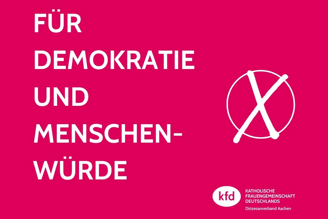 kfd Statement_Für Demokratie und Menschenwürde